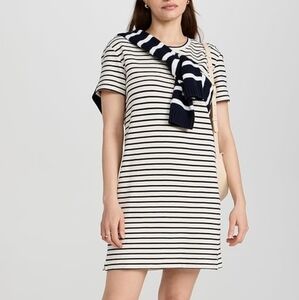 ACEMI Black and White Raglan Mini Dress